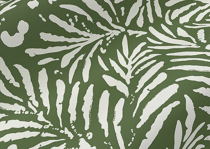Balmy Palms (Blackout), Lush Green - Roller Blind - Image 4
